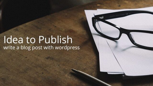 写一篇 WordPress 博客